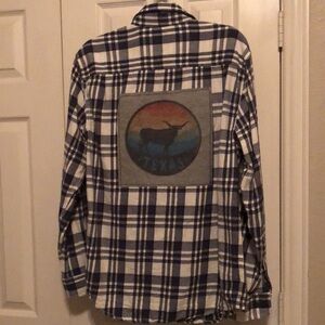 Texas Longhorn cotton oversized shirt